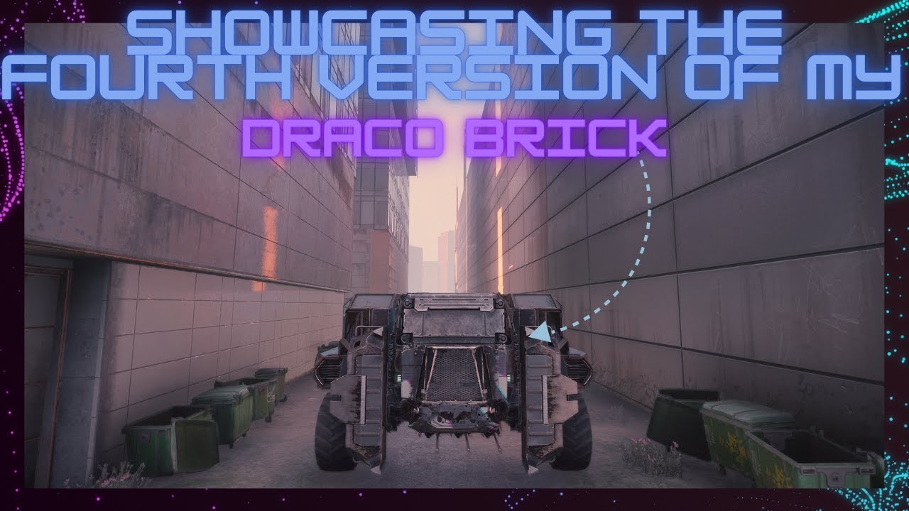 Showcasing my fourth version of my draco build (maybe the final version) - Crossout //