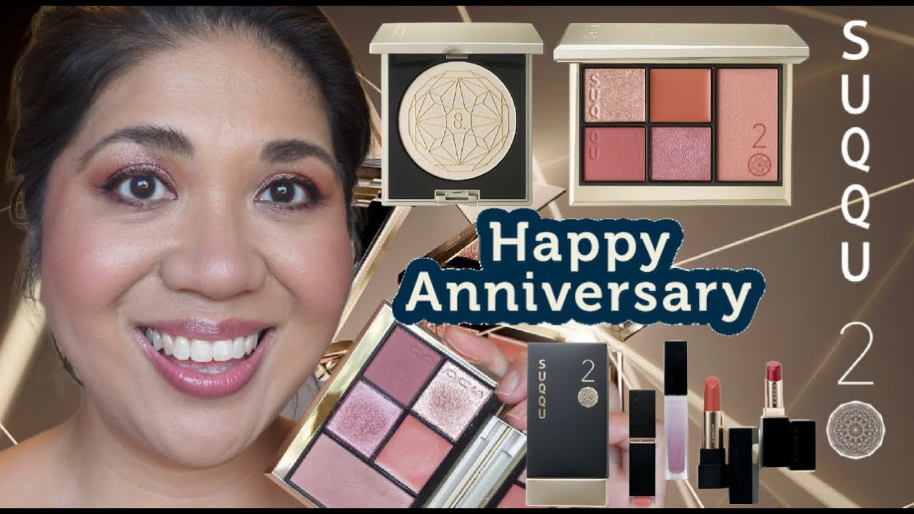 SUQQU 20th ANNIVERSARY COLLECTION |  I LOVE IT! PINK BLUSH & EYE COMPACT 102, FACE POWDER & LIP KIT