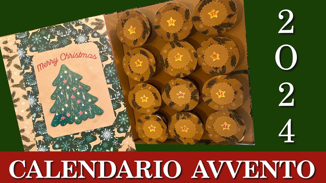 CALENDARIO DELL’AVVENTO 2024 ( Natale/ Riciclo Creativo)Arte per Te