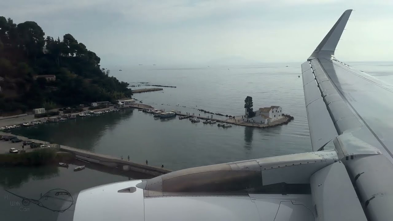 EasyJet Airbus A320-214 | Corfu International Airport Landing! *4K*
