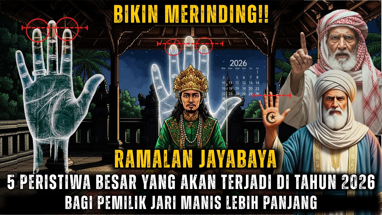MERINDING‼️RAMALAN JAYABAYA UNGKAP 5 PERISTIWA BESAR PEMILIK JARI MANIS LEBIH PANJANG DI TAHUN 2026