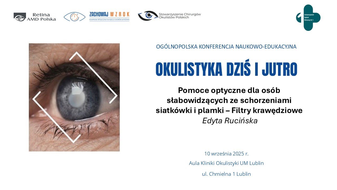 Pomoce optyczne dla osób słabowidzących