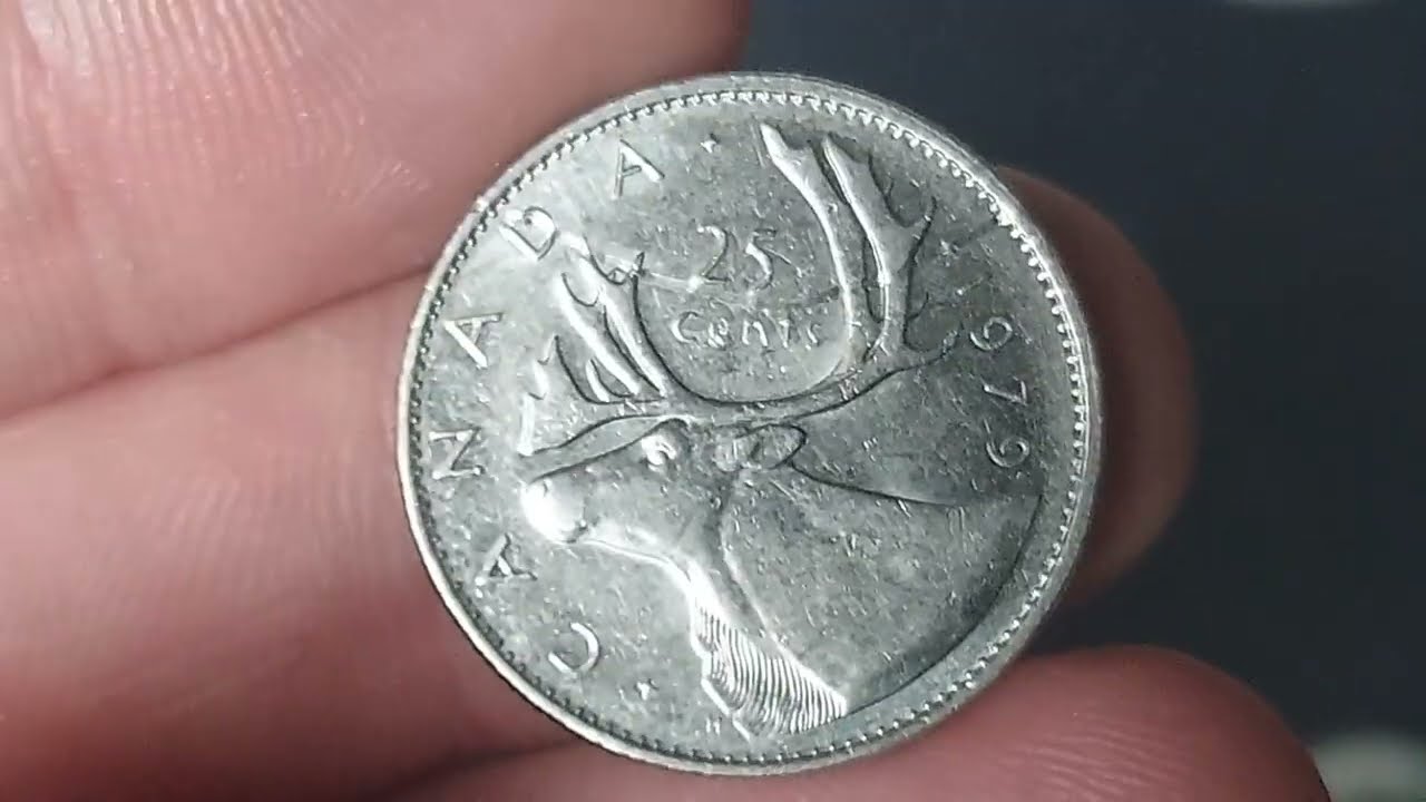 CANADA 1979 25 Cents Coin VALUE + REVIEW