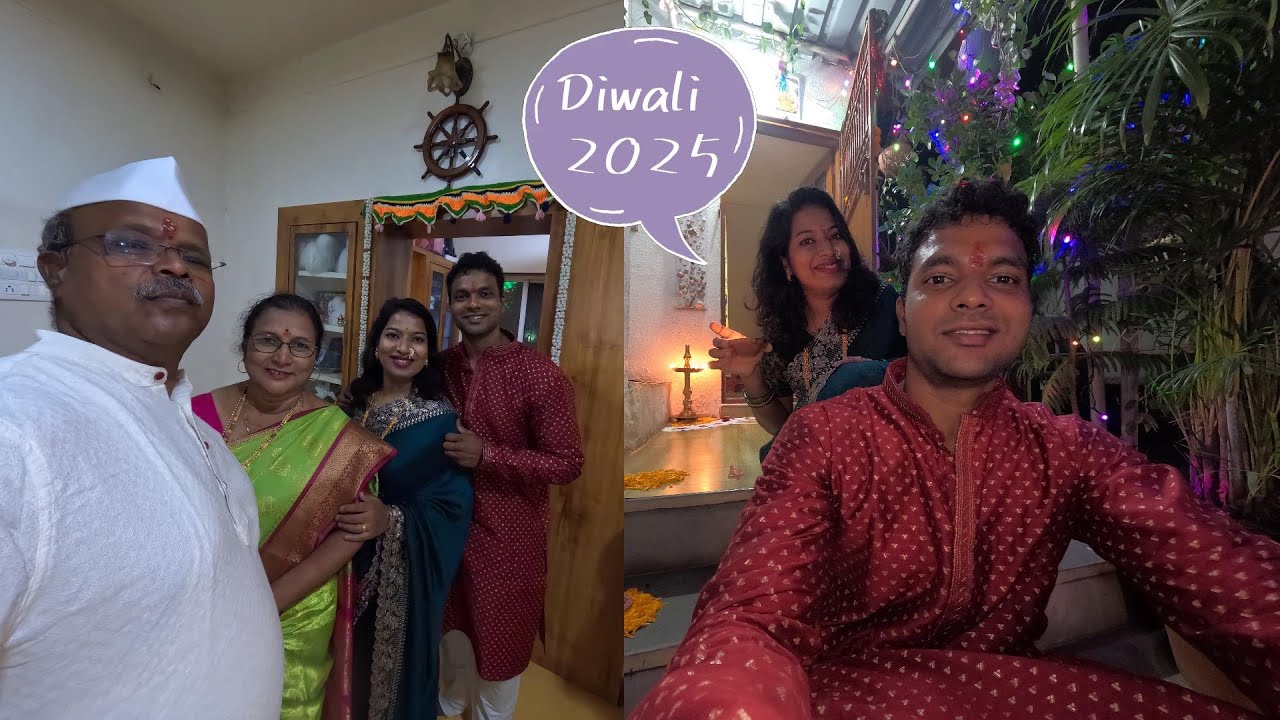 VLOG#17 DIWALI 2025 #diwali #family #pune