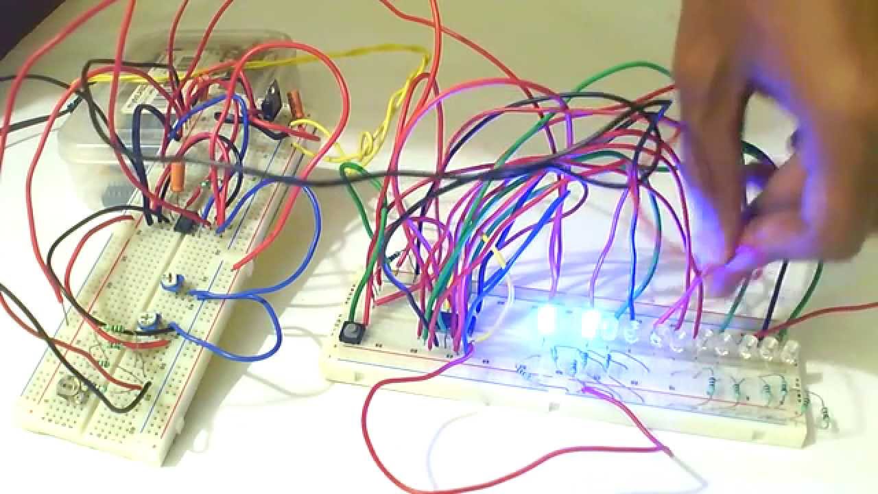 Reduce the Number of Decoded Outputs of 74HC4017 / 74HCT4017 Johnson Counter - Demo Using 555