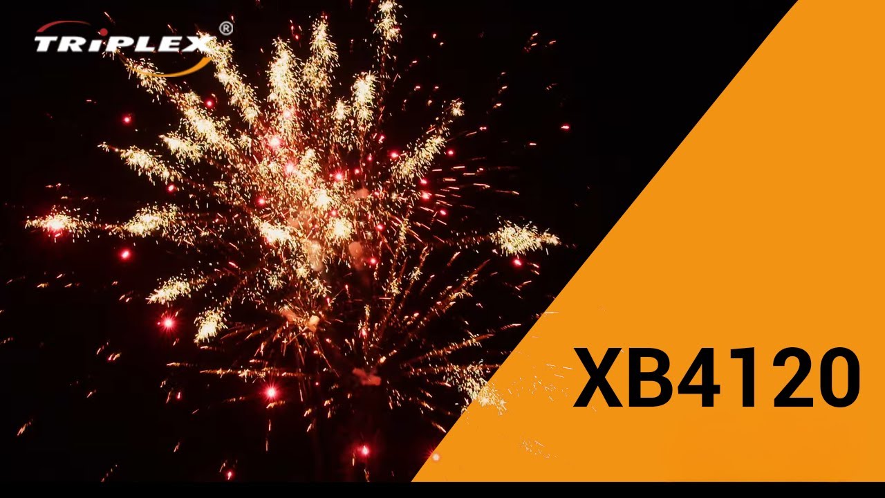 FAJERWERKI XB4120 49S 1.2'' CAKE F4 TRIPLEX FIREWORKS