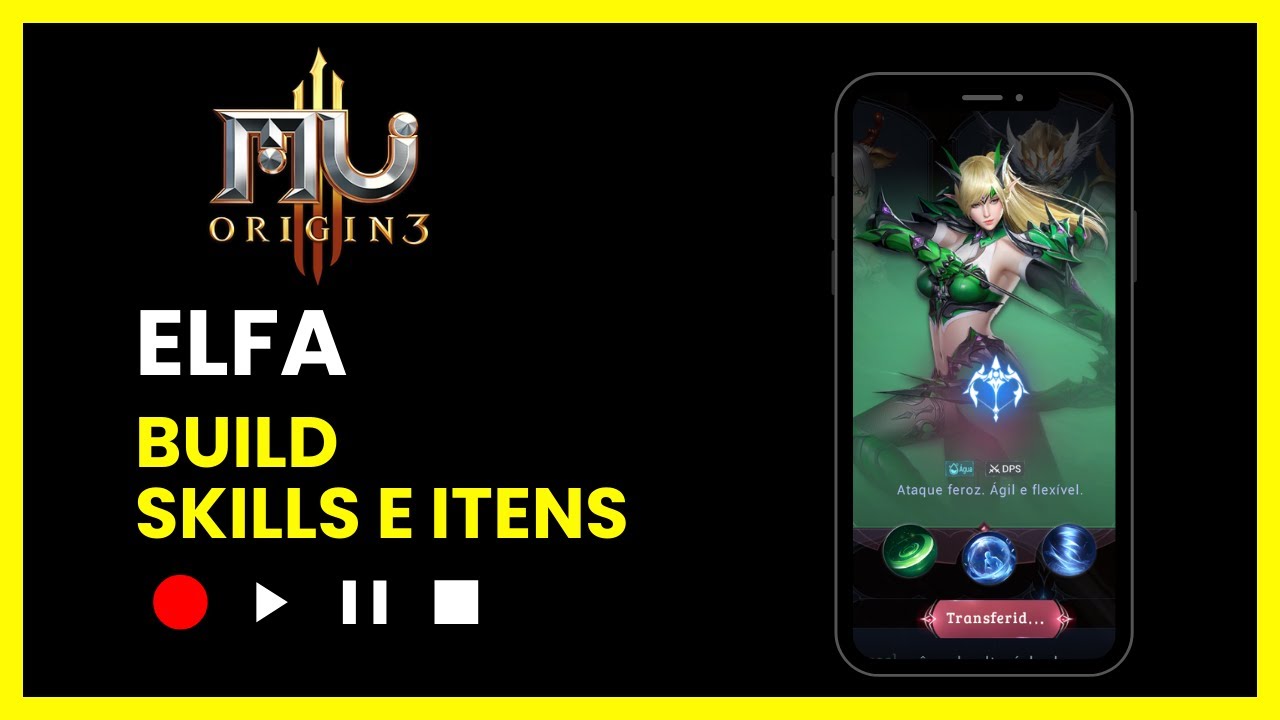 Elfa Dano Água Build Completa – Skills, Atributos, Itens e Dicas! | MU Origin 3