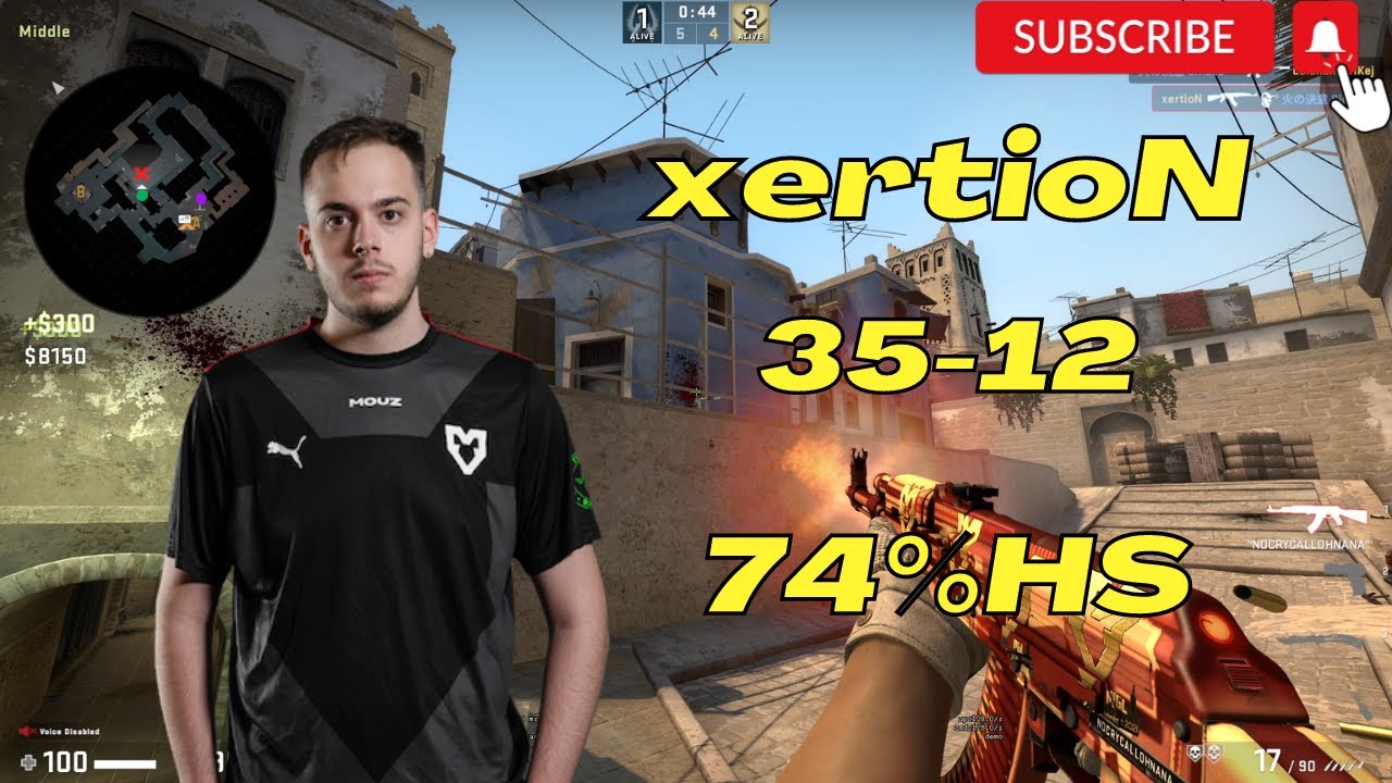 xertioN (35-12) mirage POV w/frozen @ FACEIT Ranked - CSGO POV