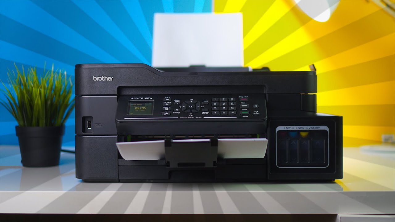 هذه الطابعة تسوي كلشي Brother T910DW