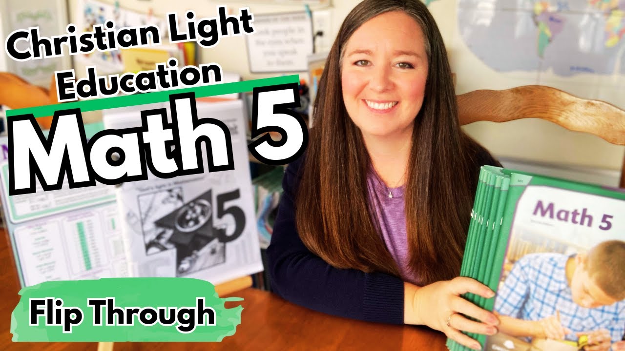 Math 5 Christian Light Education Flip Through
