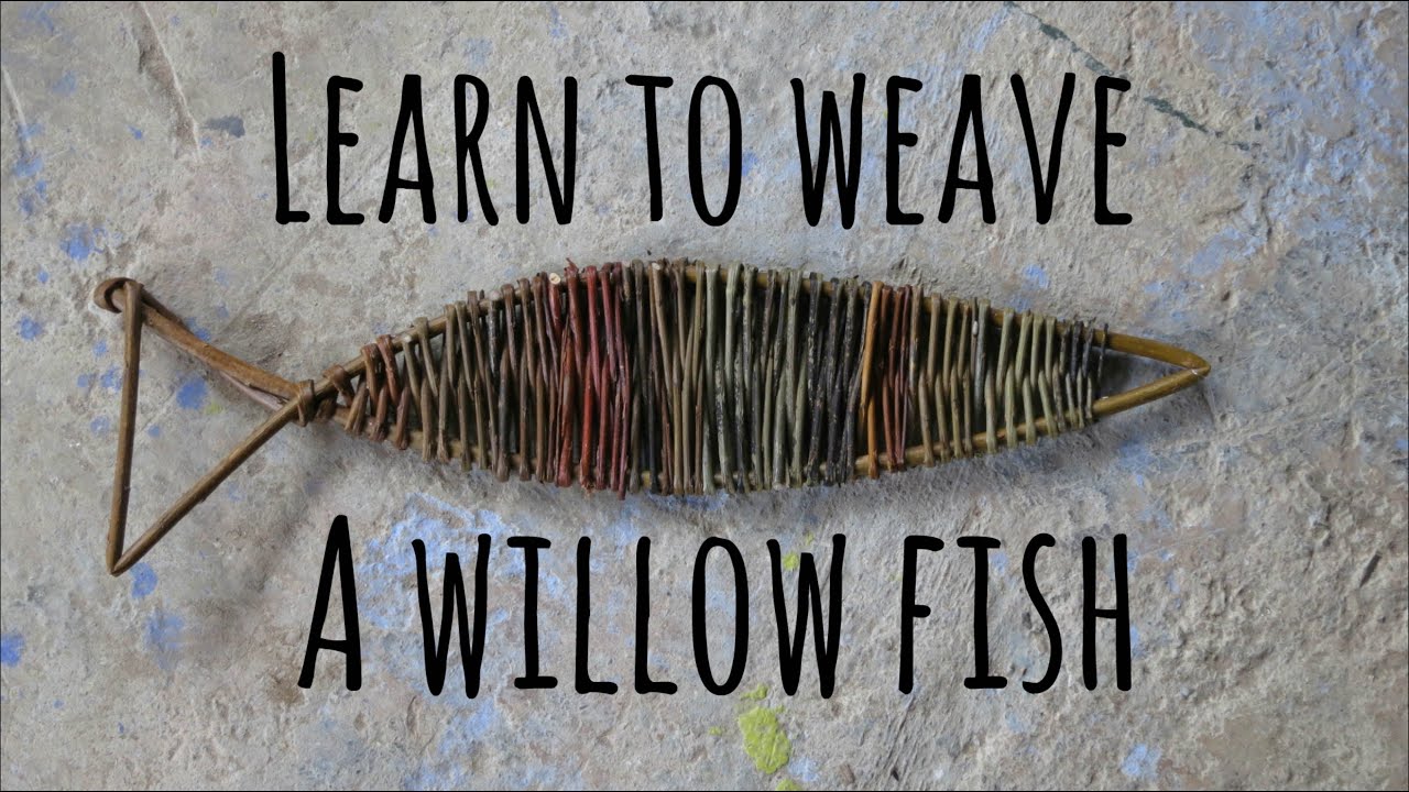 Children's craft ideas | Learn to weave a willow fish