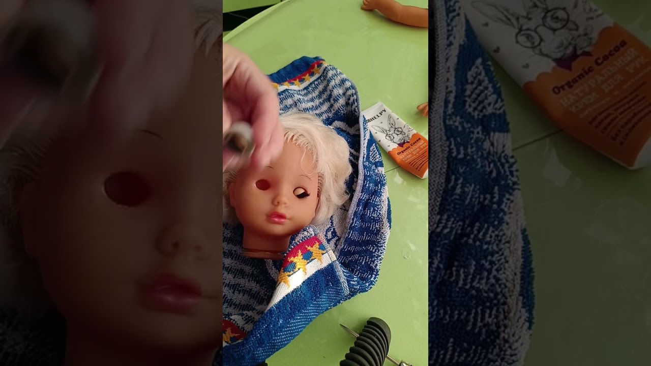 💃Кукла ГДР, Бигги. 53 см. 👀Вставляем капсульные глаза