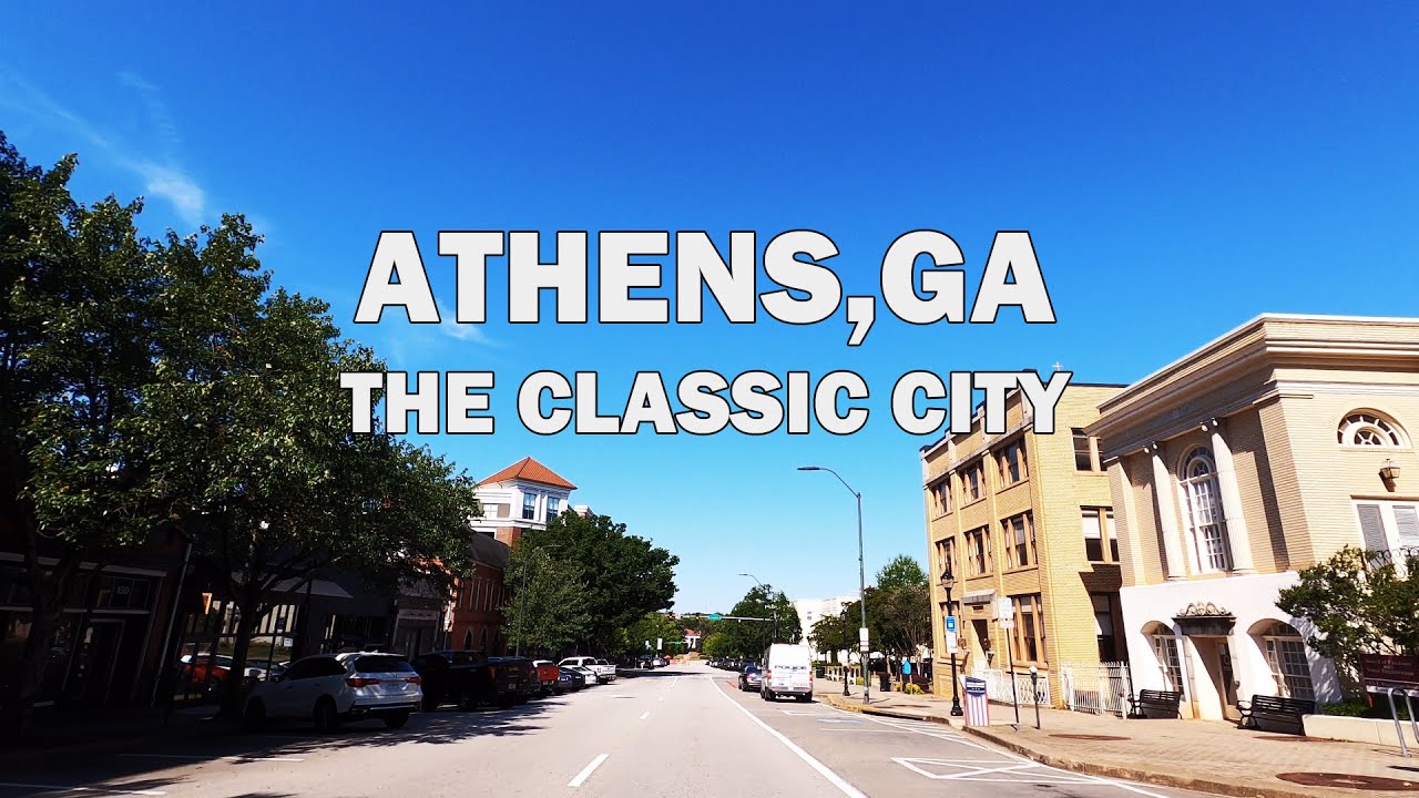 Athens, Georgia - Driving Tour 4K