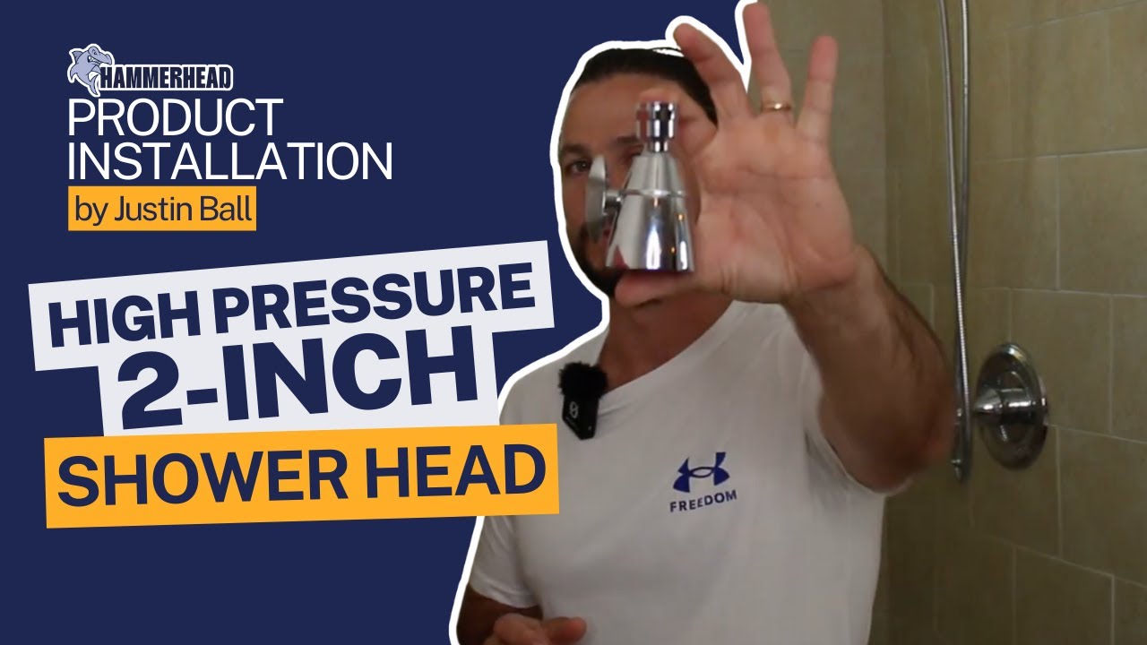 How to Install the 2-Inch Fixed Shower Head by HammerHead Showers