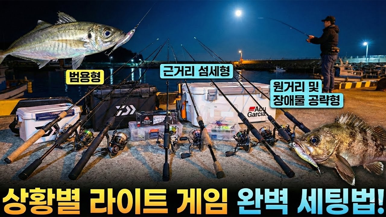 바다 루어 라이트 게임 입문 장비 선택 가이드