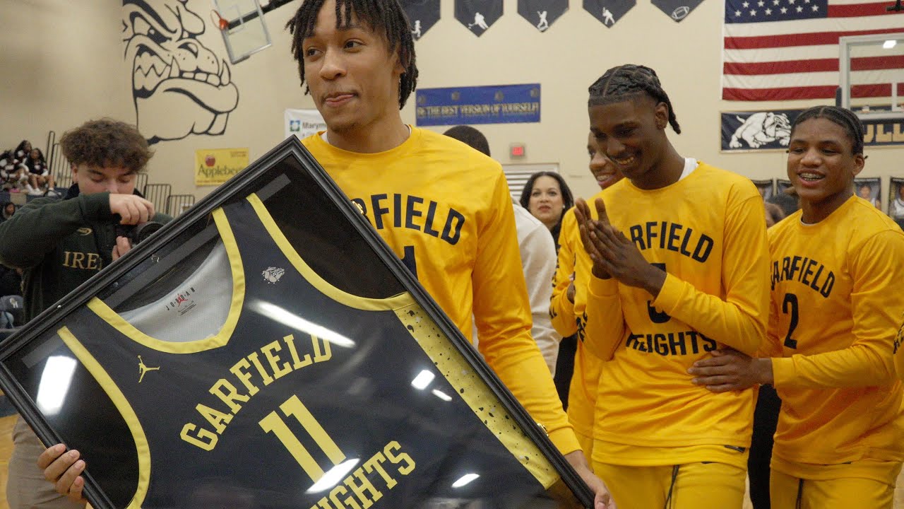 Garfield Heights retires Marcus Johnson’s jersey | No. 11 goes for 40 on senior night