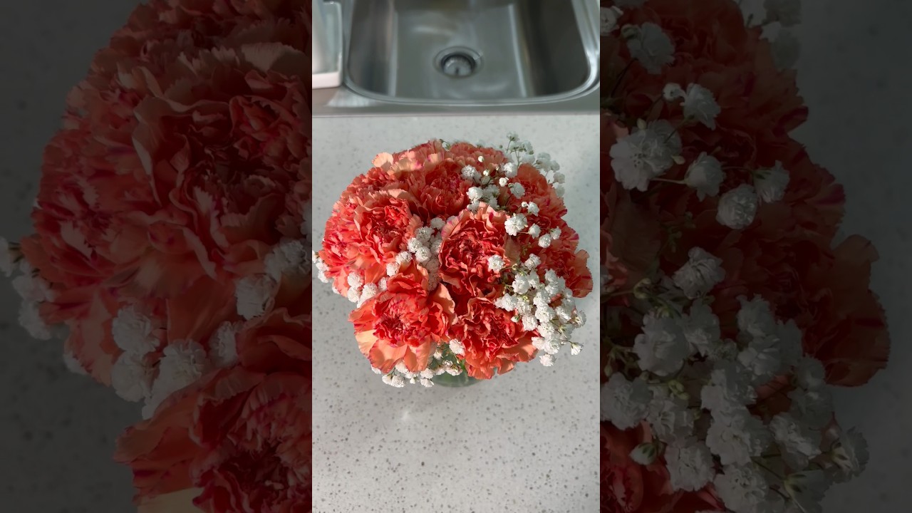 There&rsquo;s something about having fresh flowers ✨ #asmr #fresh #flowers