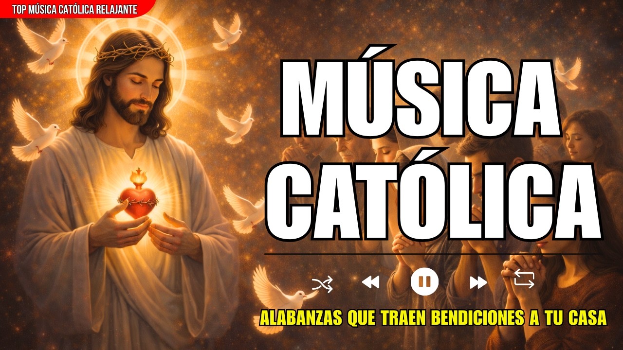 MÚSICA CATÓLICA PARA LA ORACIÓN PROFUNDA Y LA PAZ INTERIOR 💫🙏🏻 TOP MÚSICA CATÓLICA RELAJANTE 2026