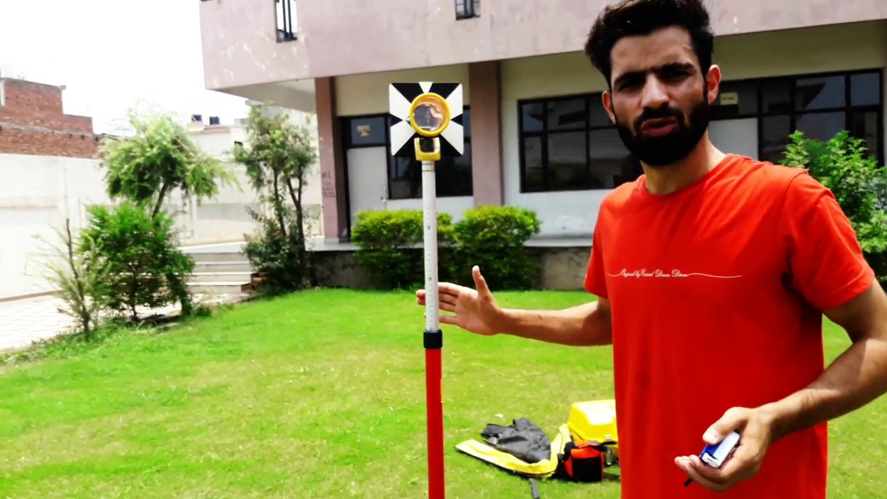 HOW TO CALCULATE HEIGHT OF TOTAL STATION AND PRISM POLE