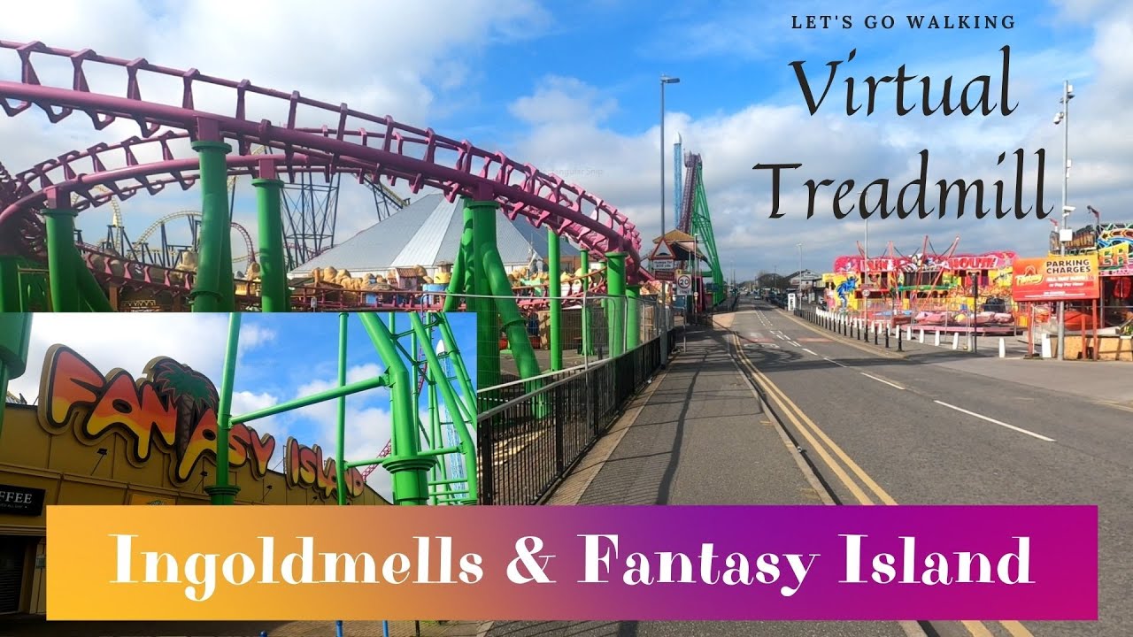 Ingoldmells and Fantasy Island– Beach and Resort Walking Tour – Spring Lockdown UK 2021