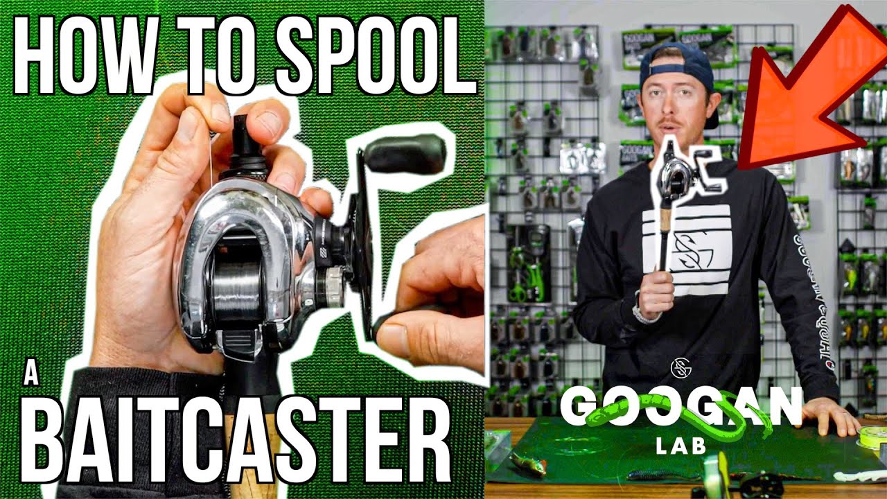 How To SPOOL A BAITCASTING REEL!