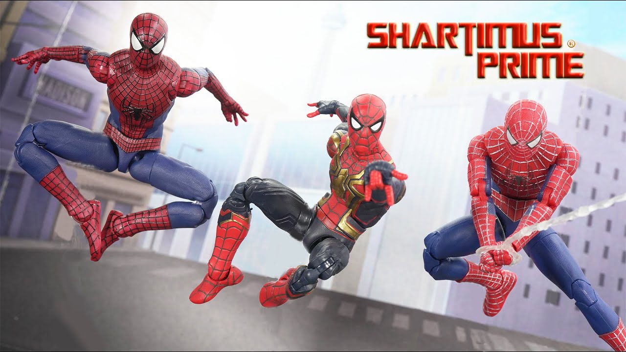 Marvel Legends Spider-Man No Way Home 3-Pack Hasbro Pulse Exclusive Action Figure Review