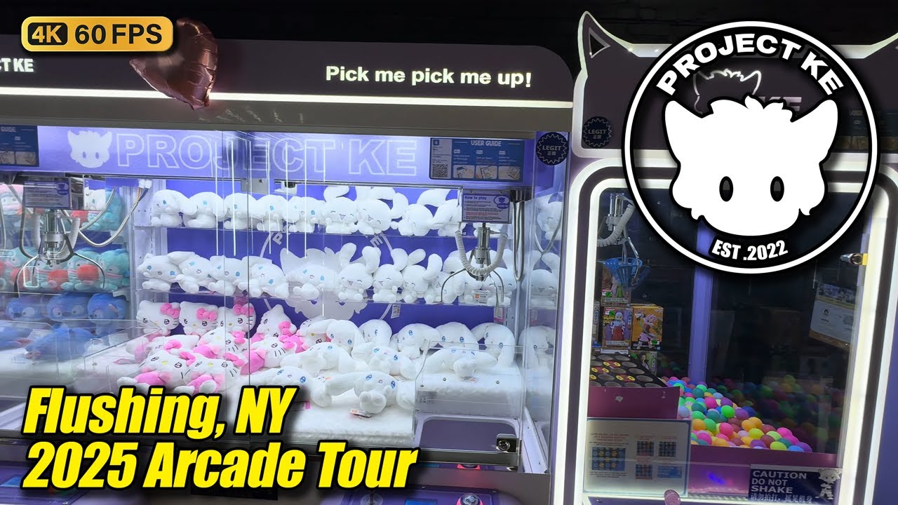 Project KE arcade tour (Flushing NY), new March 2025 full 4K walkthrough