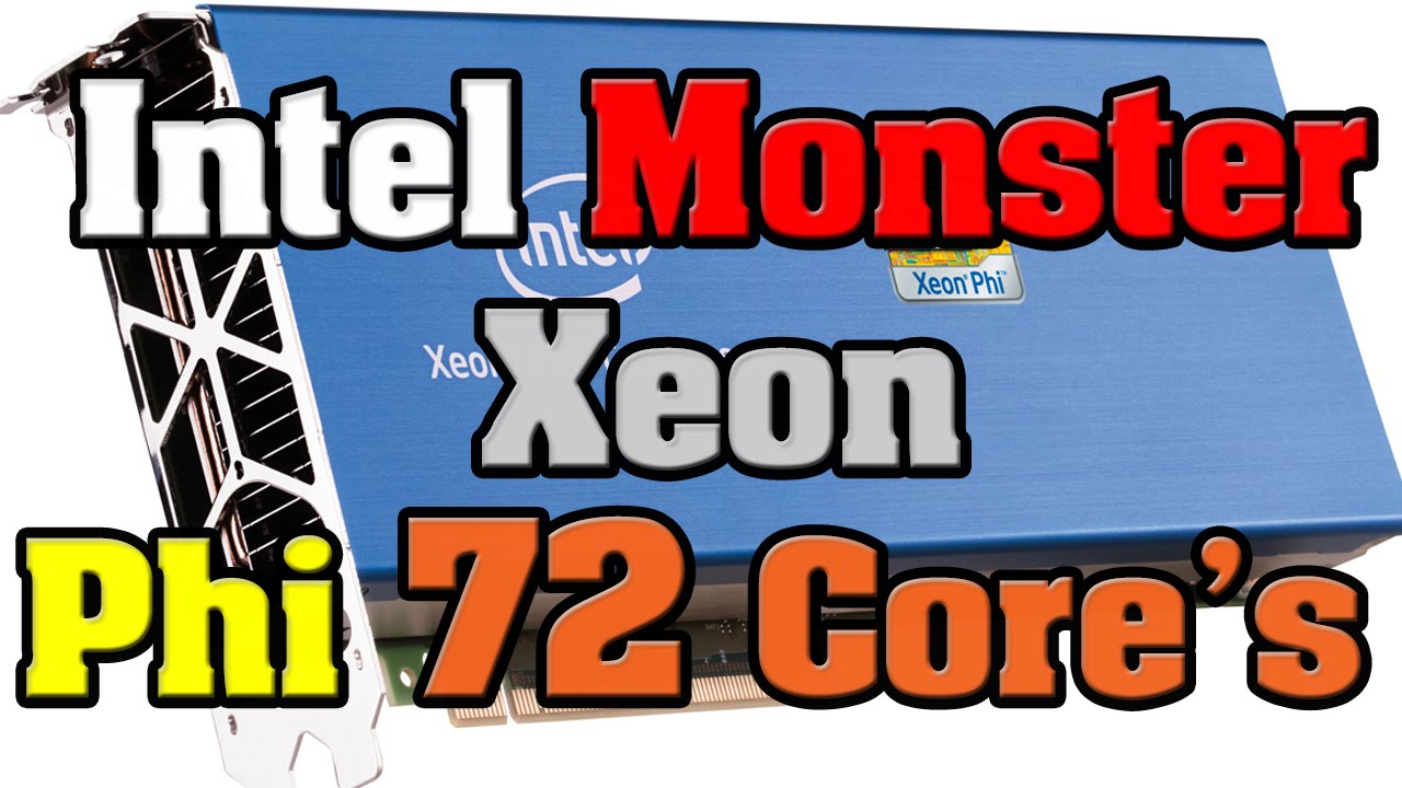 Мощный процессор Intel Xeon Phi с 72 ядрами для параллельных вычислений.