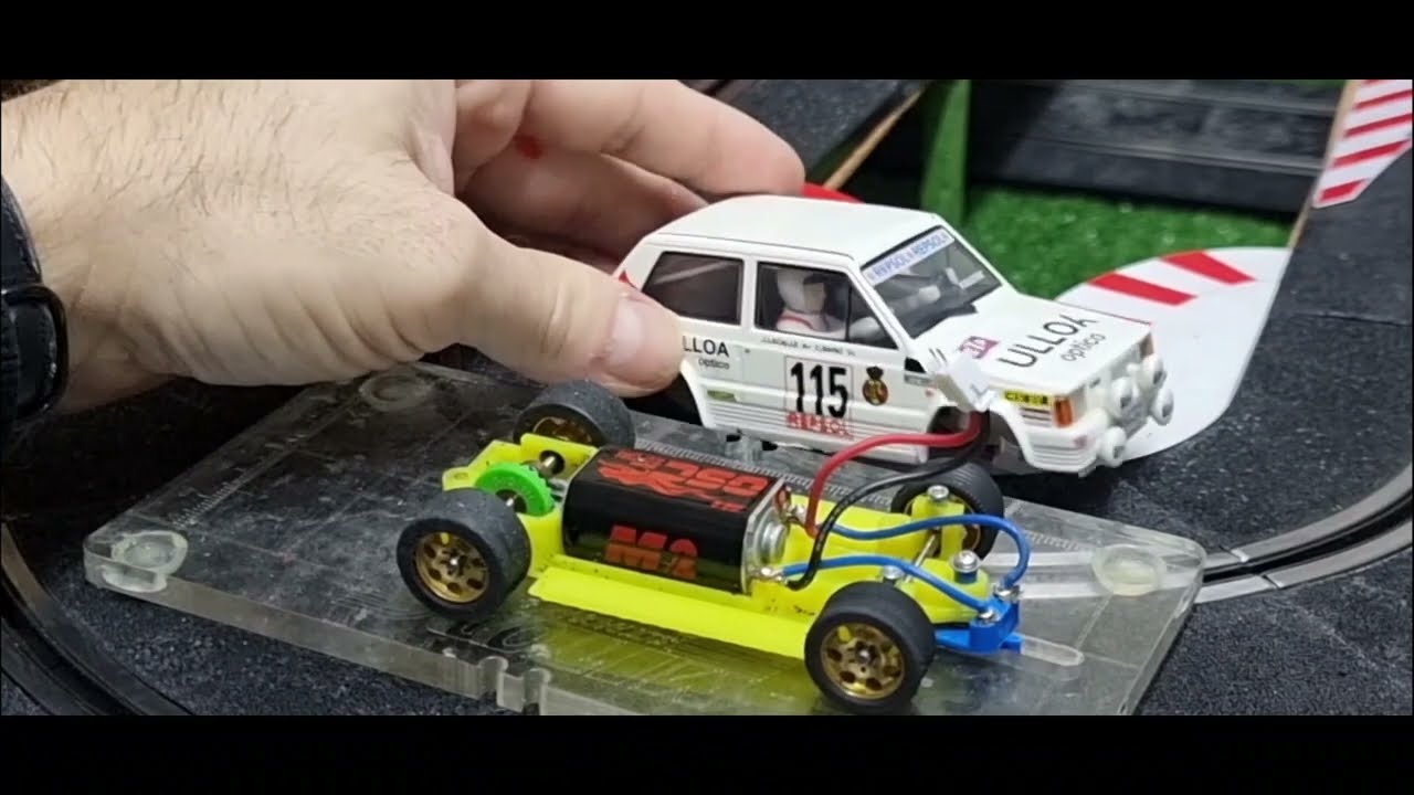 SEAT PANDA scx Carlos Sainz con chasis 3D con luz