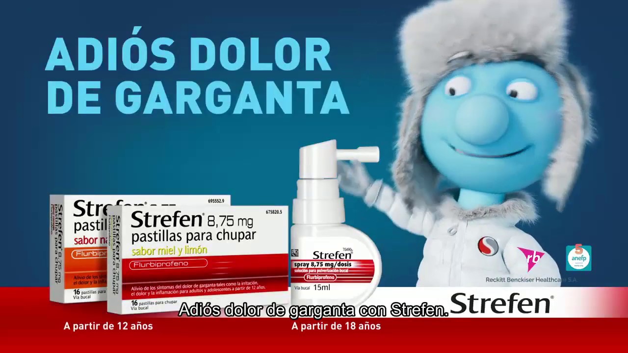 Adiós dolor de garganta con Strefen