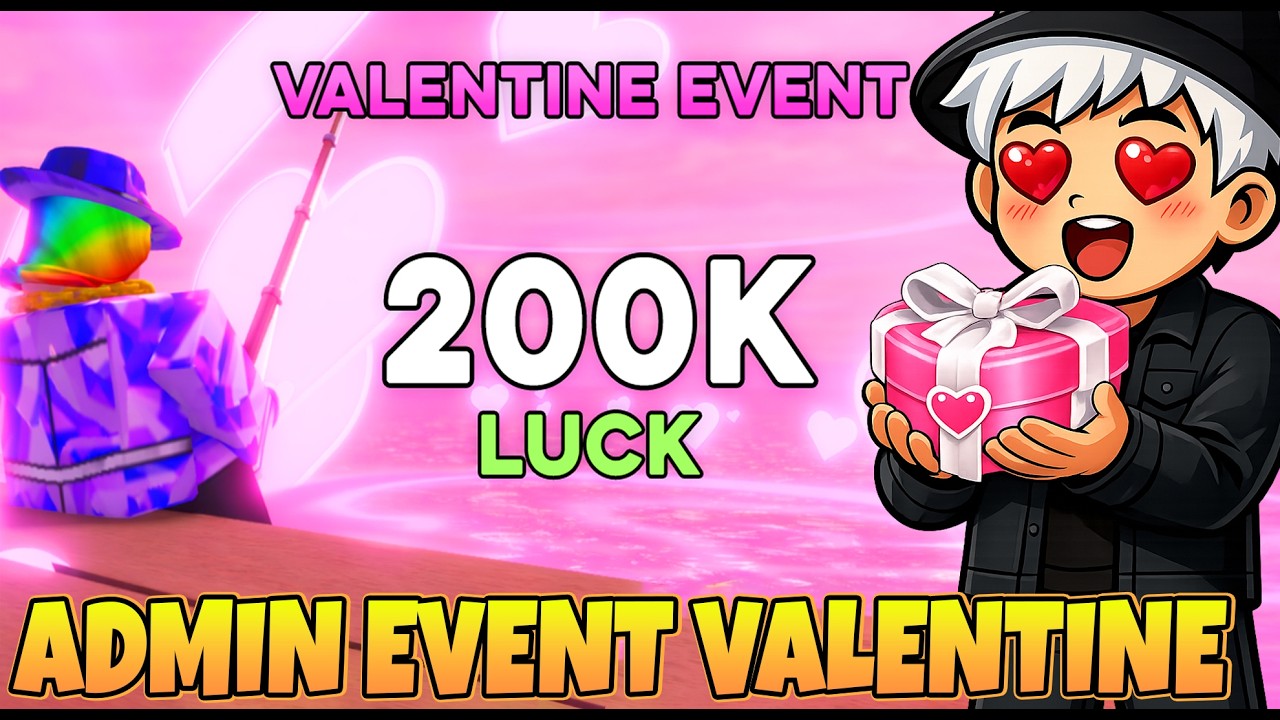 MUST WATCH! THERE'S A 200K LUCK ADMIN EVENT IN THE FISH IT VALENTINE UPDATE