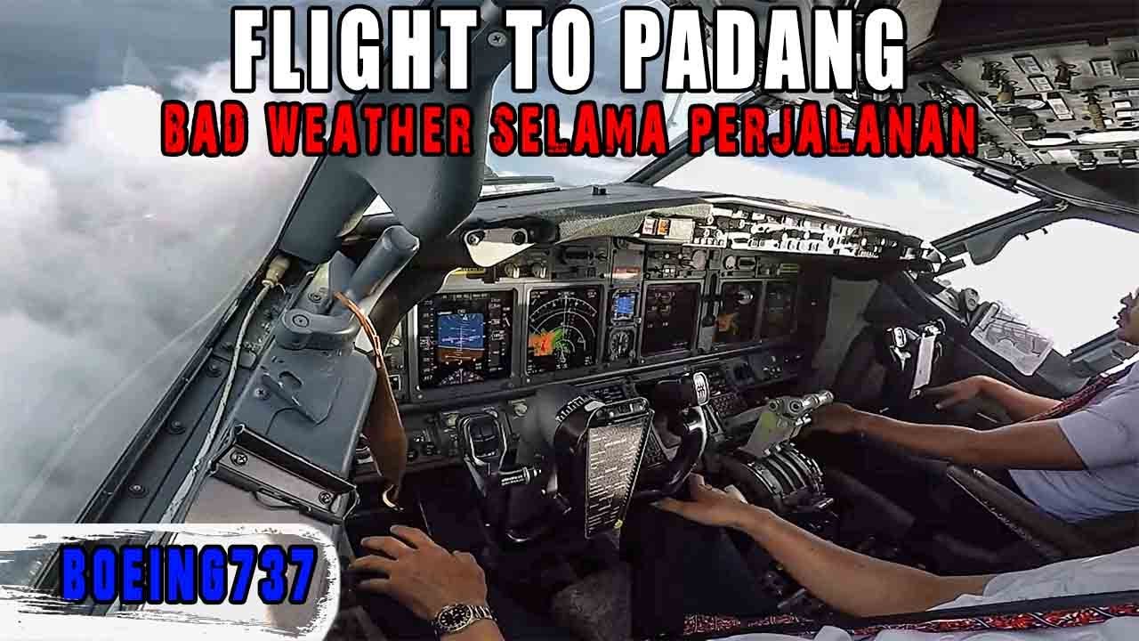 COCKPIT VIEW - TURBULENCE SELAMA PENERBANGAN