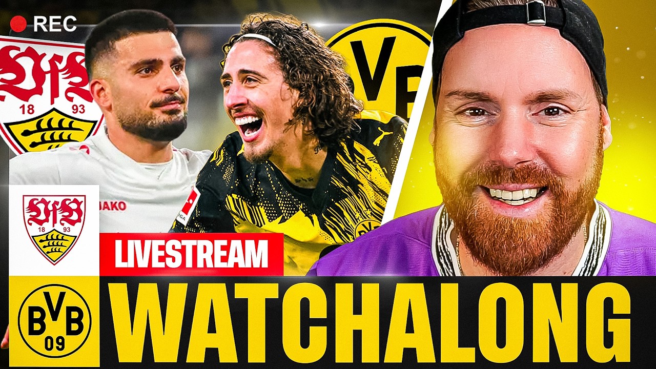 WATCHALONG | VfB vs. BVB 🔥 Kann Dortmund den Hoene&szlig;-Fluch endlich brechen?