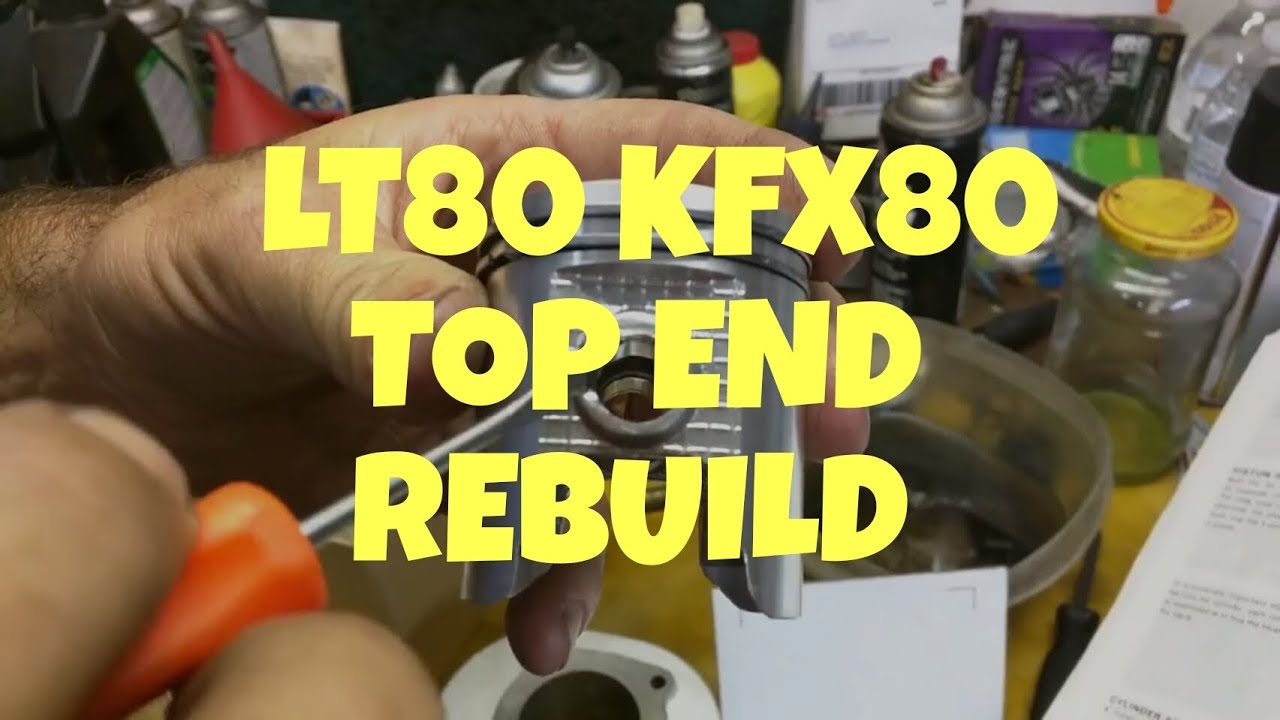Suzuki LT80 top end rebuild Kawasaki KFX80