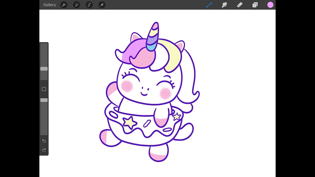 HOW TO DRAW CUTE UNICORN CHIBI