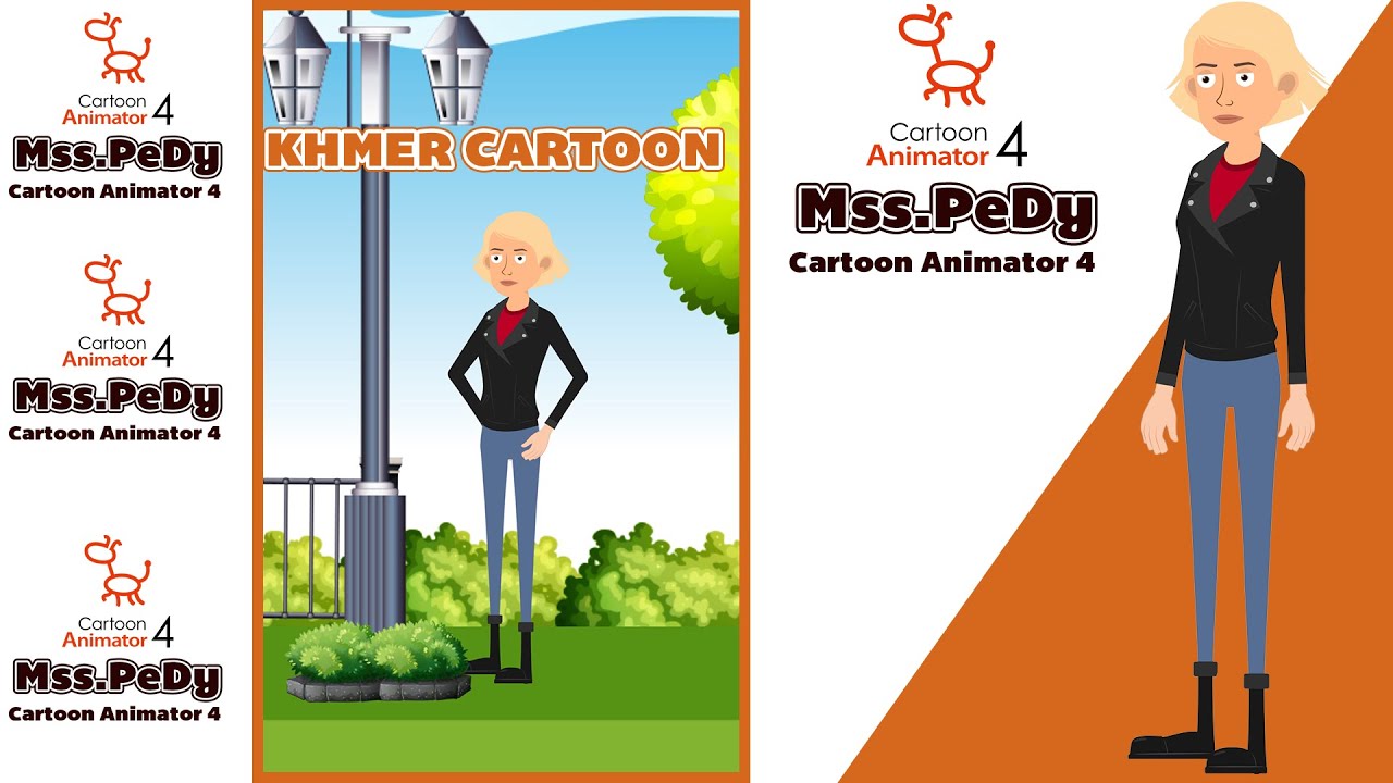 Cartoon Animator 4 Character for Free | KHMER CARTOON