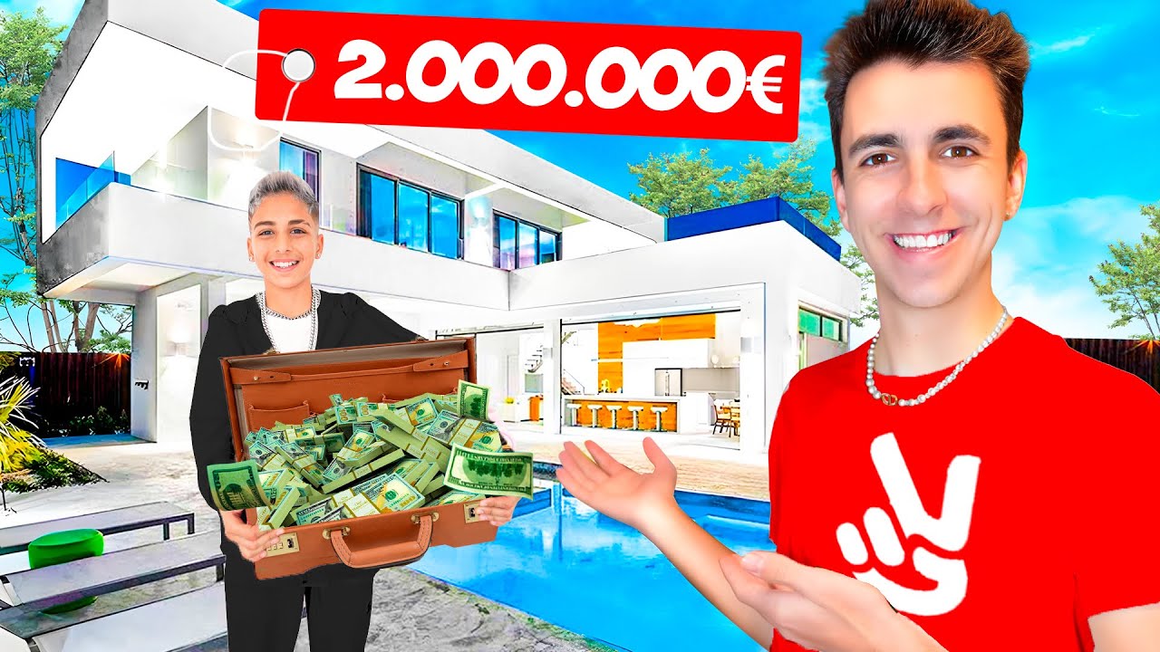 UN NI&Ntilde;O MILLONARIO NOS REGALA UNA MANSION DE LUJO! *Nueva Maximo&nbsp;House!*