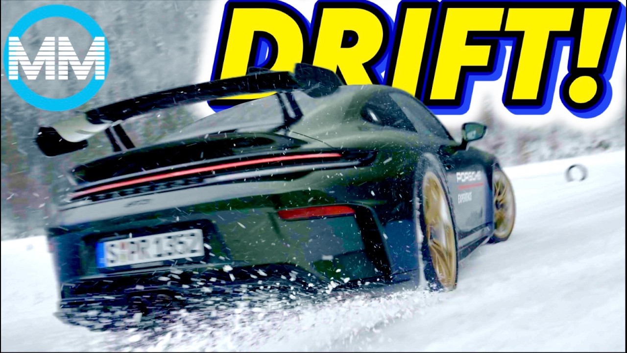 4K | MULDIX: NA SNĚHU! PORSCHE 911 GT3 NEBO 1000 KONÍ? VŠECHNO DRIFTEM