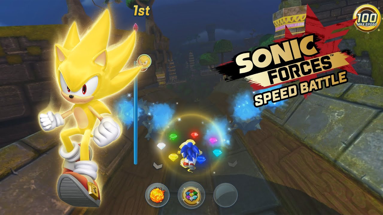 Sonic Forces: Speed Battle -  Super Sonic (Lvl 8) {Widescreen}