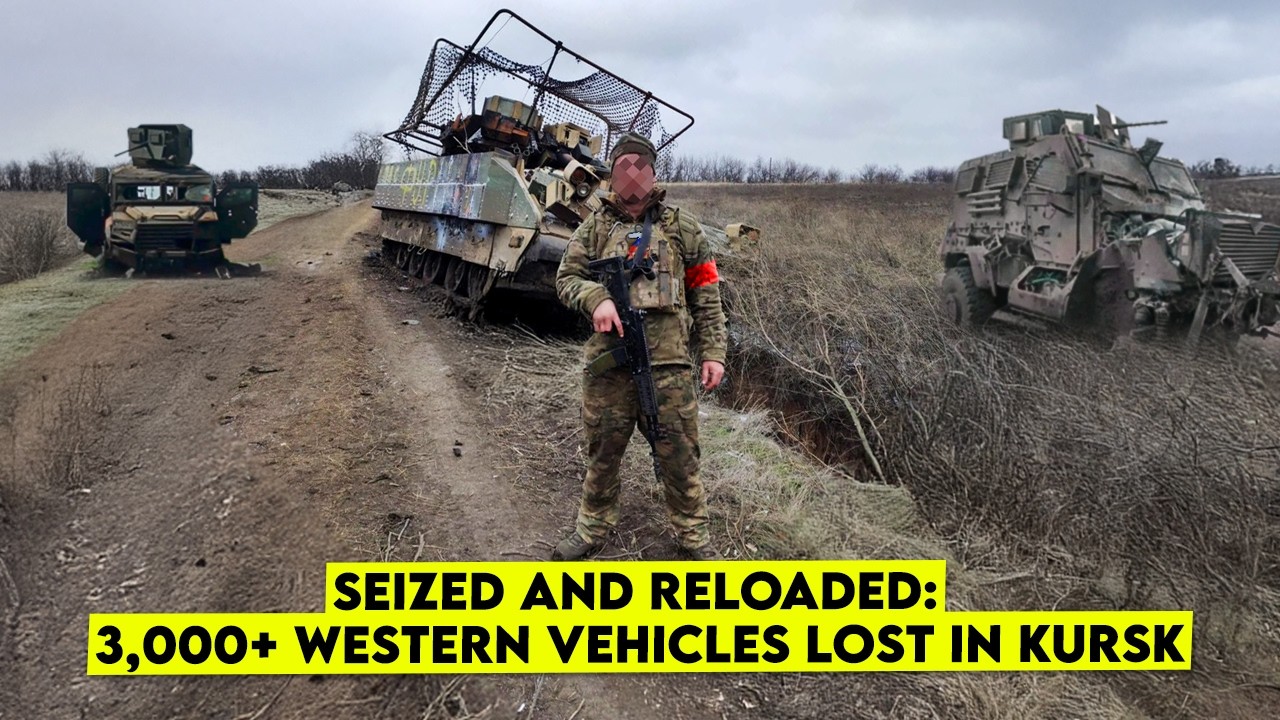Kursk War Trophies: Russia Captured Full Ammunition of NATO & Ukrainian Armoured Vehicles