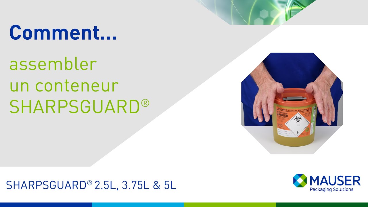 Comment assembler un conteneur SHARPSGUARD® vid4