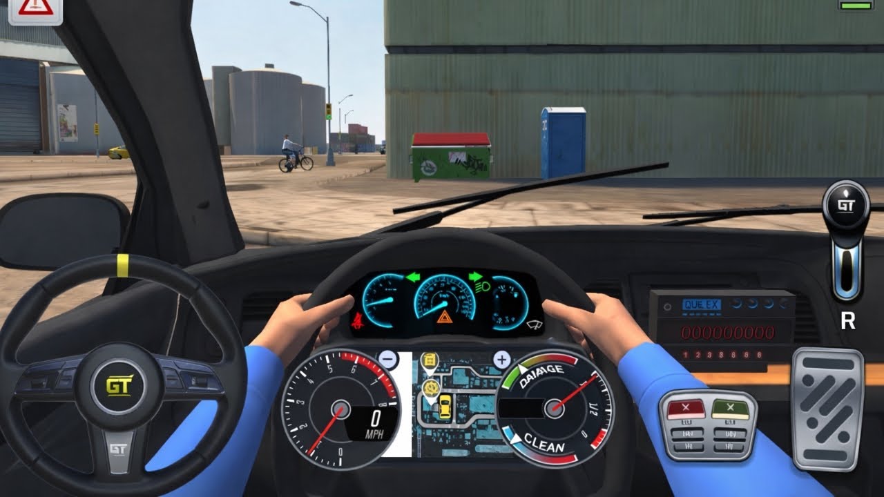 Realistic Car Driving Simulator 🚗 Cockpit View Gameplay | Perfect Driving Skills