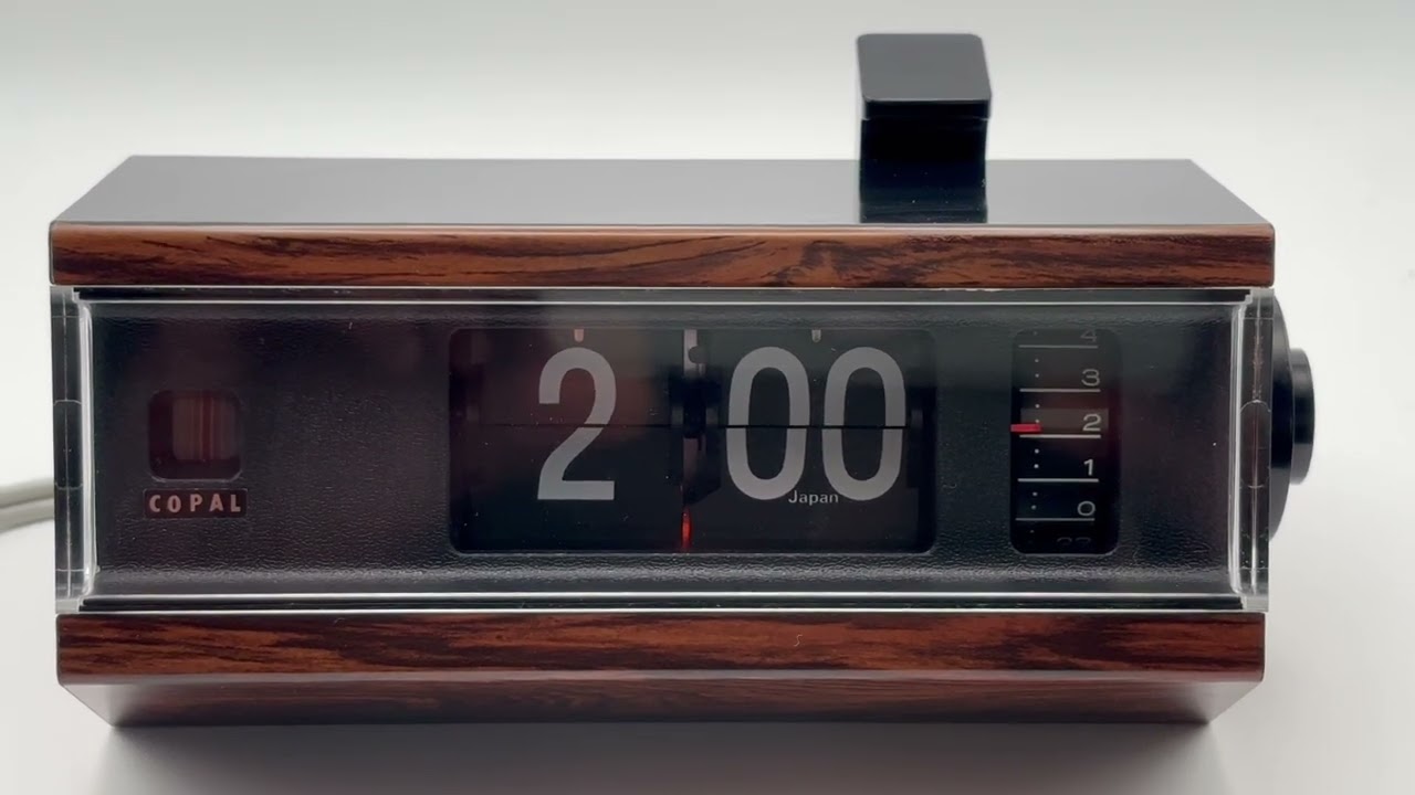 COPAL 227 Flip Clock Alarm – Vintage Japanese Digital Clock | Original Box & Manual