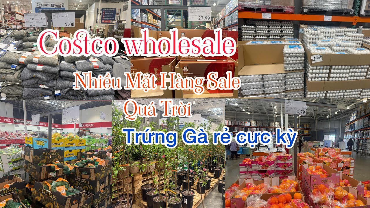 Costco wholesale.Nhiều Mặt Hàng Giảm Giá Quá Trời,Trứng gà ,bơ.hót nhất 