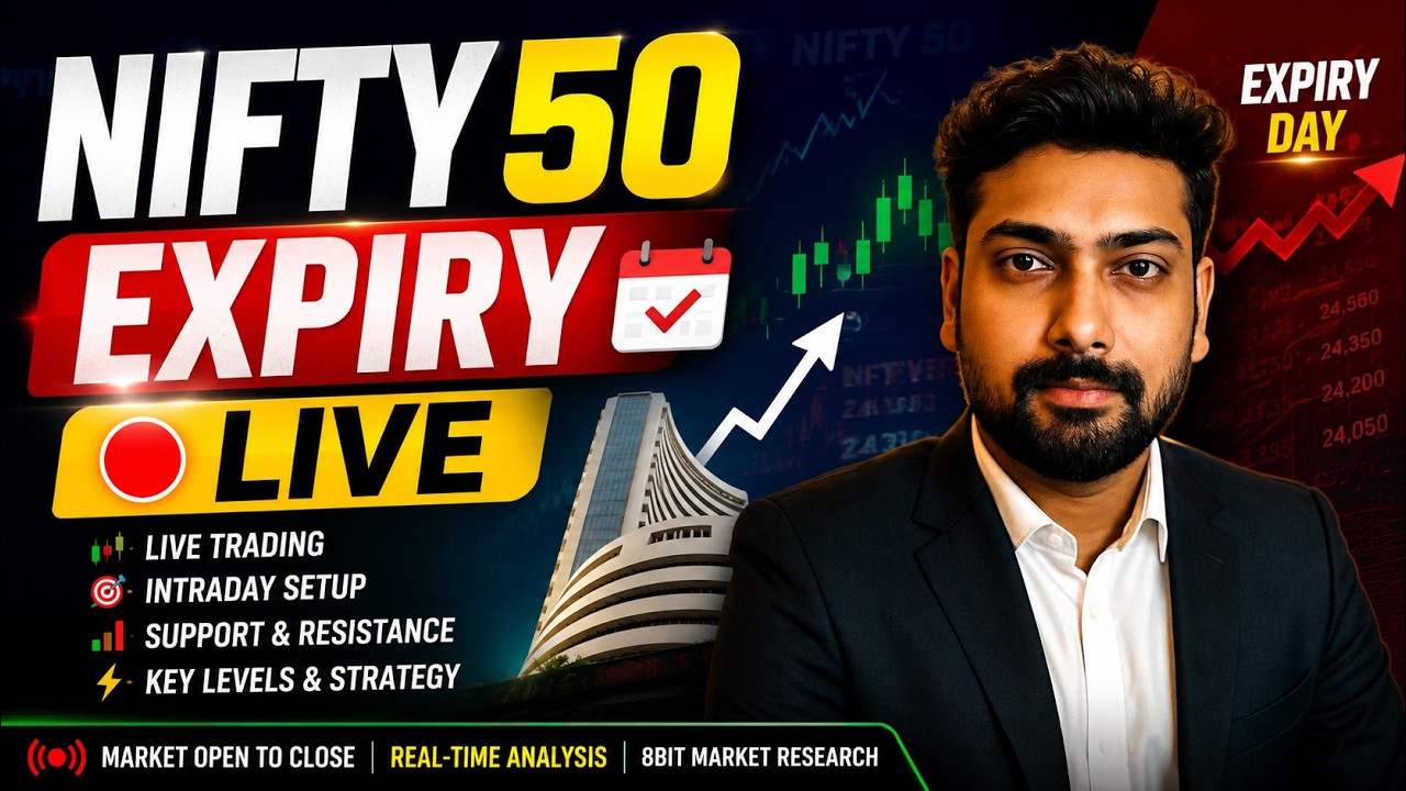 NIFTY 50 EXPIRY LIVE 🔴 Intraday Trading & Live Market Analysis | NIFTY 50 Today