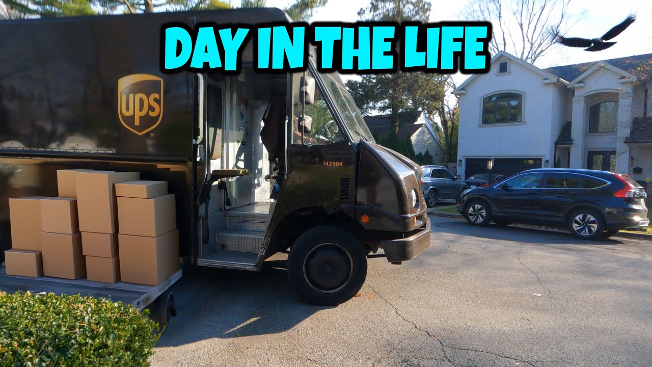 Day in the Life of a UPS Delivery Worker!