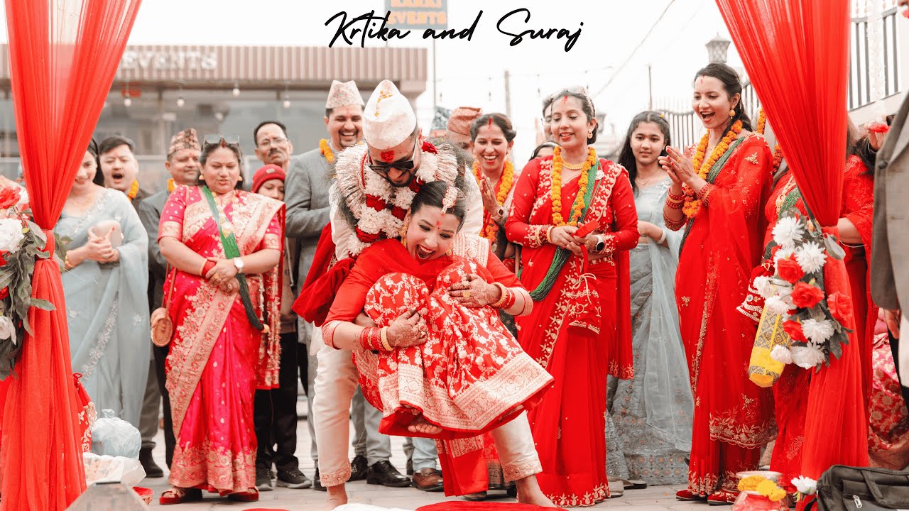 Kritika and  Suraj     ||   Nepali wedding cinematic highlights    ||   Lagan Gaatho