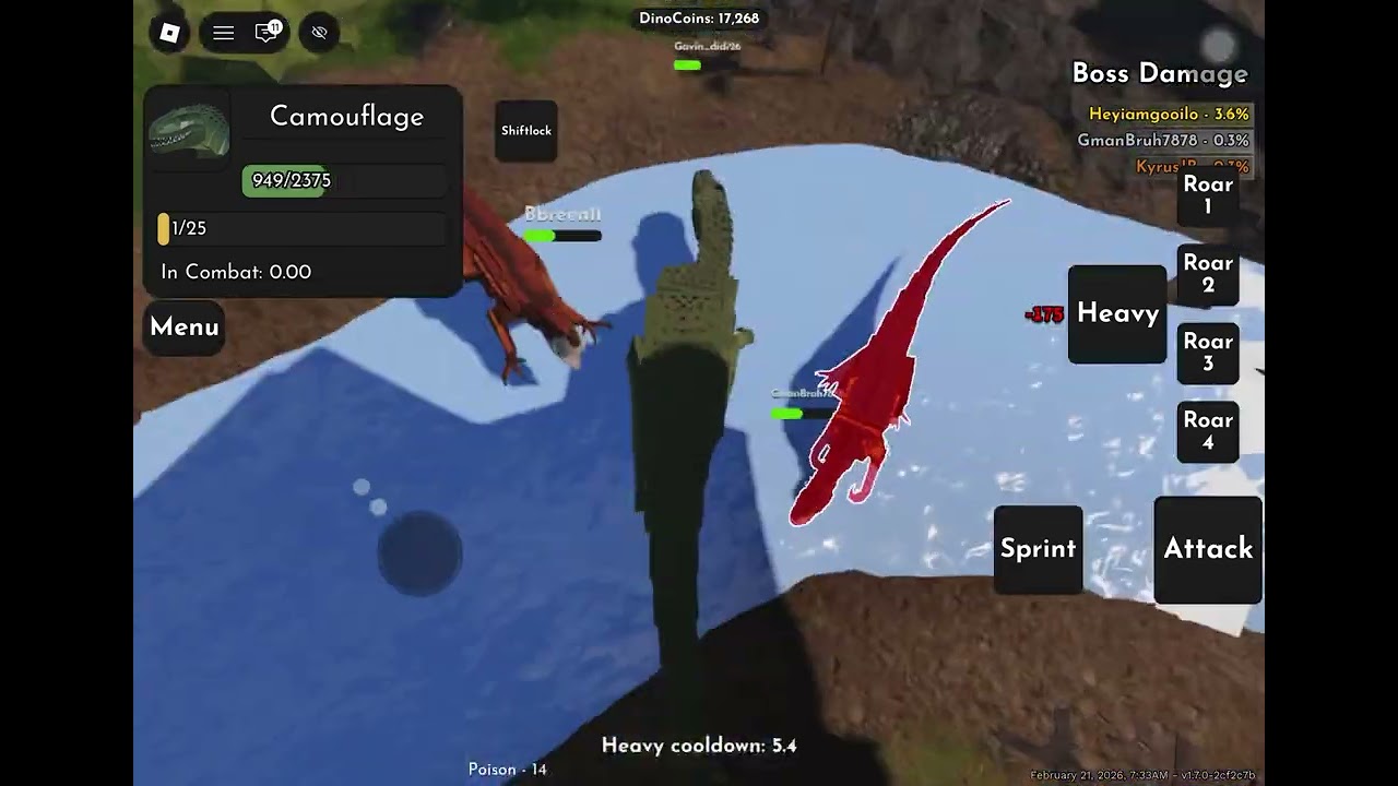 NEW MAP + NEW SKINS + NEW REMODEL ALLOSAURUS = AWESOME in Jurassic blocky and new boss location 
