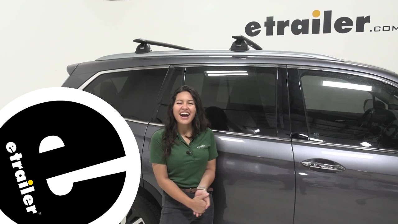 etrailer | Setting up the Thule WingBar Evo Roof Rack for Naked Roofs on your 2019 Honda Pilot