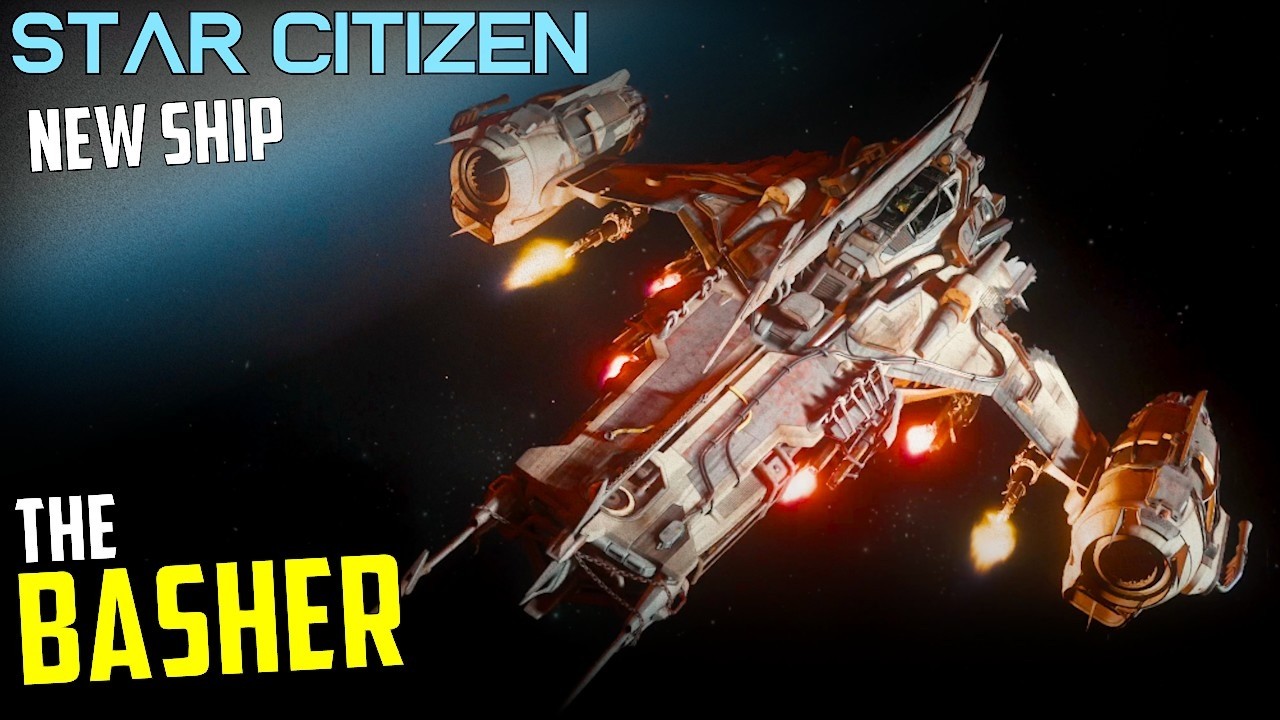 Grey's BASHER Light Fighter - LTI Ship Giveaway! - Star Citizen 4.9 new ship